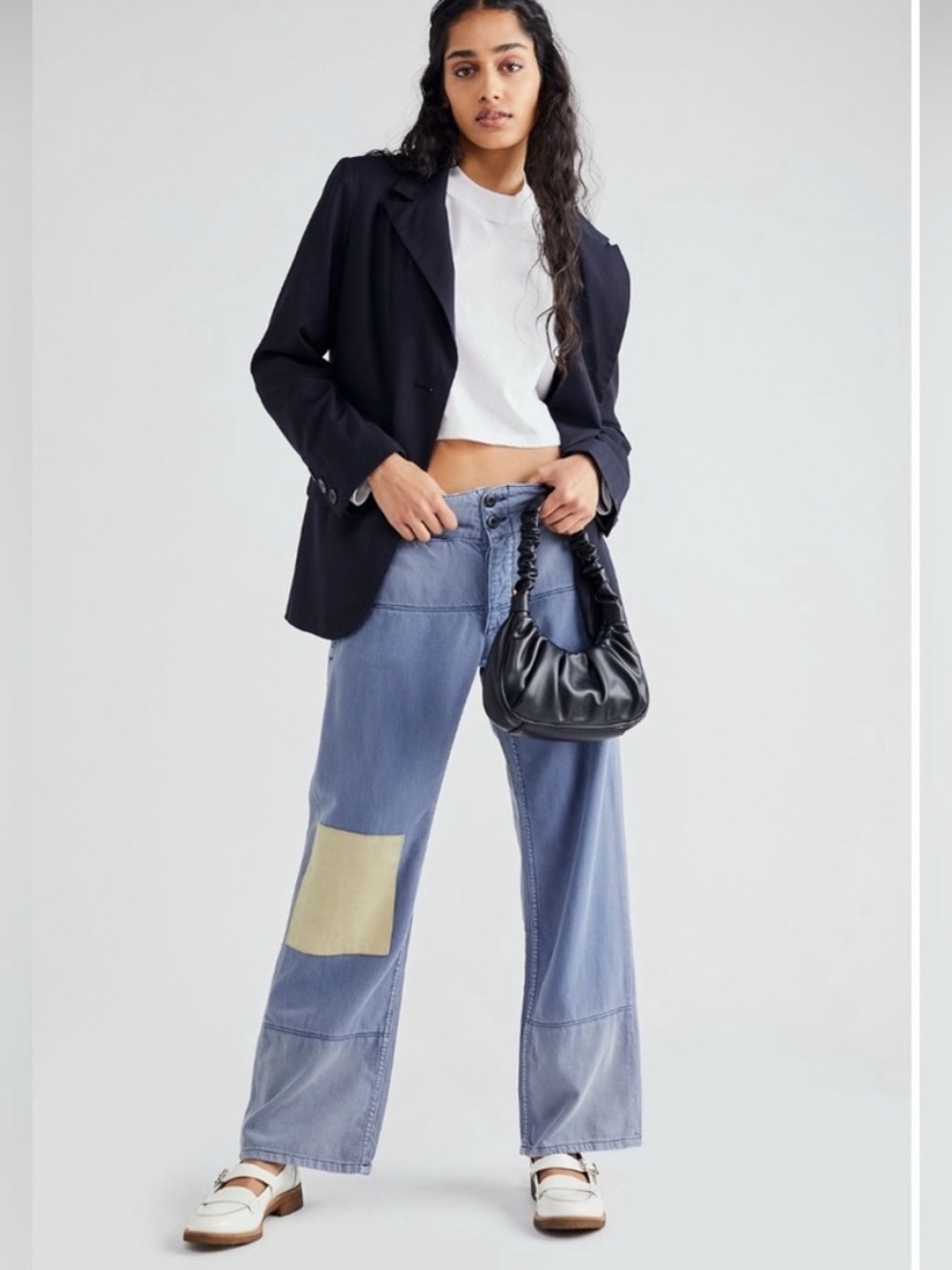 Free People collab Sardine Rose French Worker pant